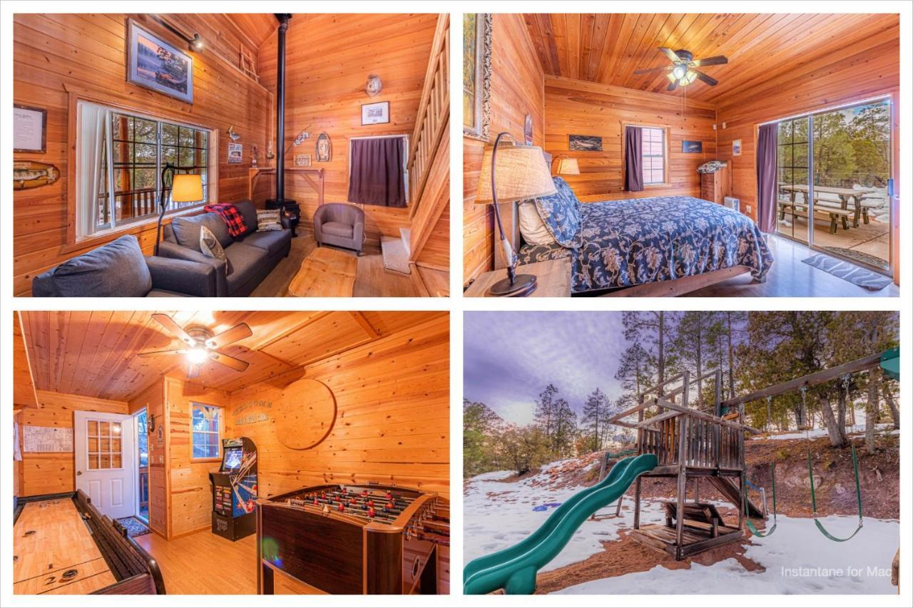 Cabin #4 The Wolves Den - Pet Friendly- Sleeps 6 - Playground & Game Room Payson Dış mekan fotoğraf